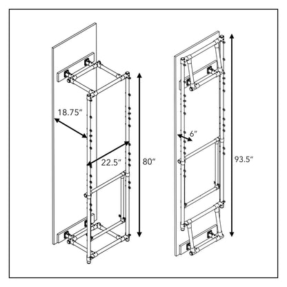 Folding Tower Legs Galvanized Steel (Box 2 of 2)